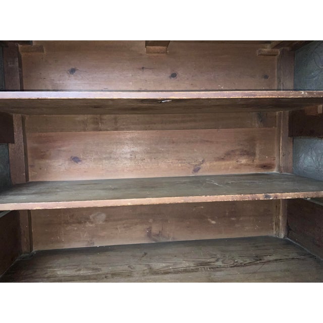 Wood Walnut Pie Safe For Sale - Image 7 of 17