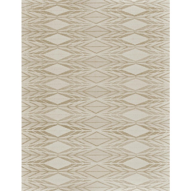 Vintage Swedish Geometric Hooked Rug, Handwoven Wool at Doris Leslie Blau For Sale