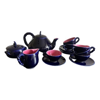 Vintage Tea Service Set, 1950s, Set of 14 For Sale