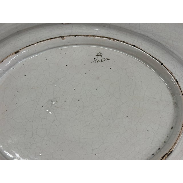 Massive Early 20th Century Italian Majolica Bacchanalian Scene Platter For Sale - Image 9 of 18