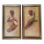 Vintage 70's Mid Century African Tribal Art Print Setk9 For Sale