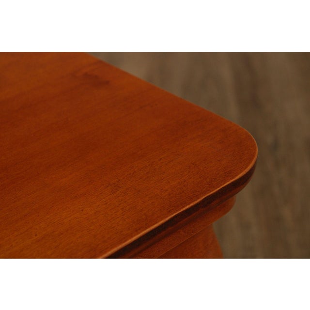 Lexington 'Chez Michelle' Pair Of Cherry Louis Philippe Style Three-Drawer Nightstands For Sale - Image 9 of 18