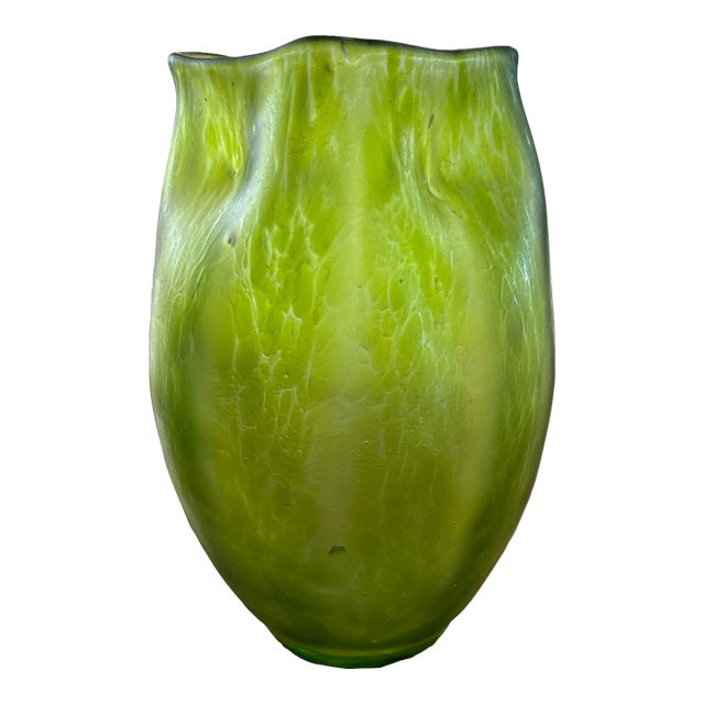 Turn of the Century Loetz Hand Blown Glass Vase For Sale