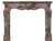 19th century louis xv style beautiful fireplace sculpted in a soft colored rouge royal marble. The finely carved shelf...