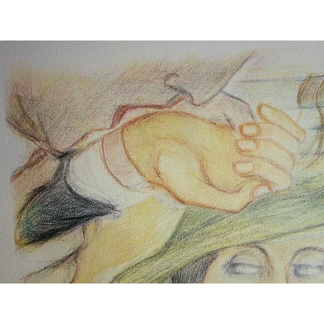 Pierre Klossowski, Roberte’s Head, Original Lithograph For Sale - Image 6 of 7