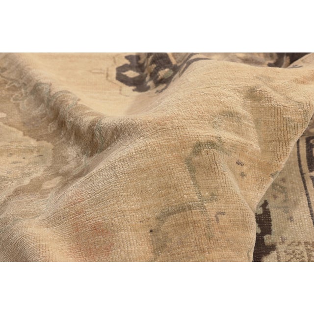 Vintage Turkish Oushak Rug, 05'00 X 12'00 For Sale In Dallas - Image 6 of 10