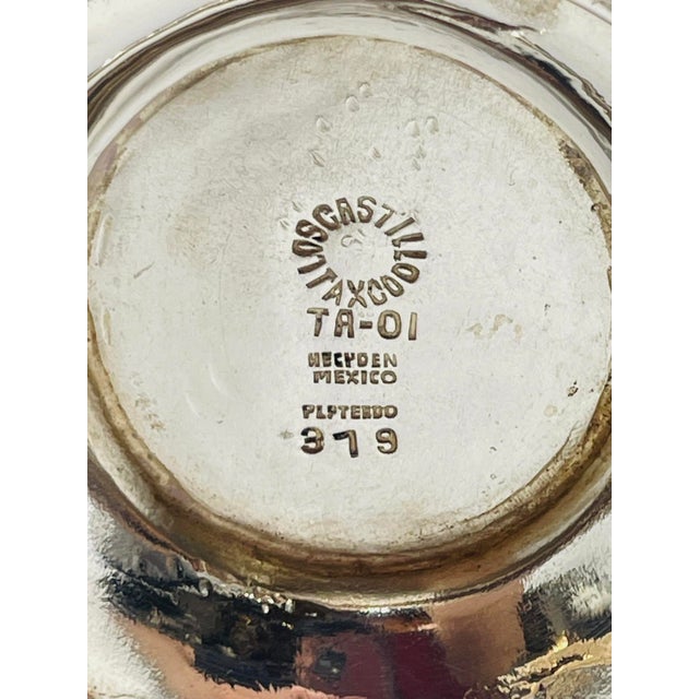 1960s Los Castillo "Bird of Paradise" Pitcher, Mexican Modern Silversmithing For Sale - Image 14 of 18