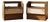 Vintage Bedside Tables, Czechoslovakia, 1940s, Set of 2 For Sale