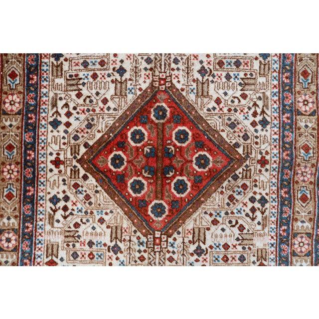 Textile 1930s, Vintage Persian Malayer Rug 3' X 4' For Sale - Image 7 of 11