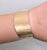 Napier Vintage C1976 Signed Napier Goldtone Wavy Cuff Bracelet For Sale - Image 4 of 16