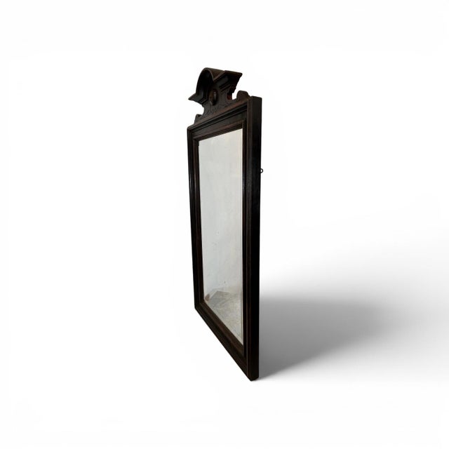 Wood Antique Set of Mirror and Console, 1890s For Sale - Image 7 of 9