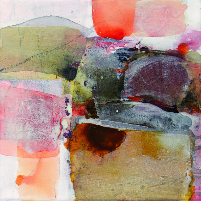 2020s Contemporary Abstract Acrylic on Canvas "Archaic Landscape" by Greet Helsen For Sale - Image 5 of 5