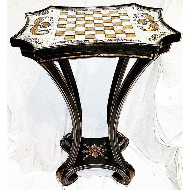 1990s John Richard Chessboard Side Table For Sale - Image 4 of 7