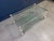 Vintage Acrylic and Brass Coffee Table, 1970s For Sale - Image 10 of 11