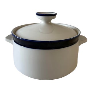 Vintage Stoneware Noritake Primastone Fjord Casserole Dish For Sale