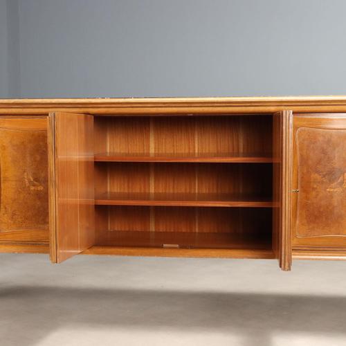Buffet with Marble Top, 1950s For Sale - Image 4 of 12