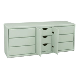 Mid Century Modern Dresser With Custom Finish For Sale