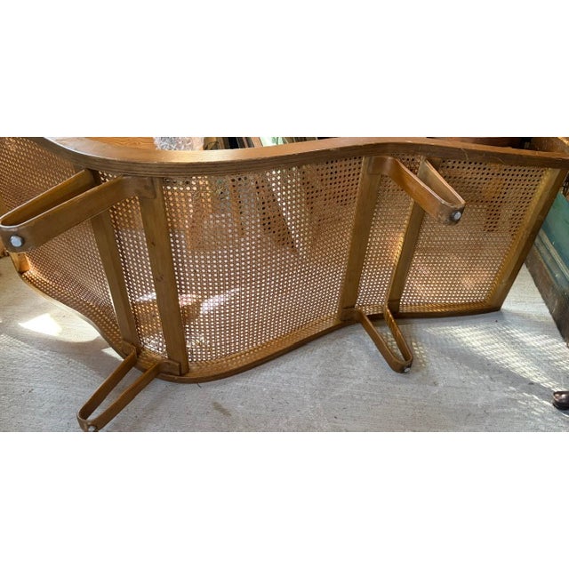 Wood Mid Century Edward Wormley Chaise Lounge For Sale - Image 7 of 14