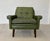 Vintage Danish Olive Green Lounge Chair by Svend Skipper, 1960s For Sale - Image 11 of 13