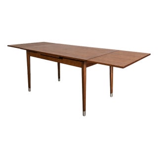 Mid-Century Modern Extendable Teak Dining Table, 1960s For Sale