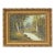 Signed French Woodland Pond Oil Painting For Sale