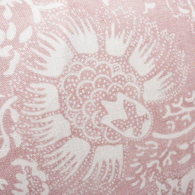 Schumacher Schumacher Pomegranate Print Pillow in Petal For Sale - Image 4 of 5