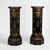 Black Pair of Antique English Chinoiserie Pedestals For Sale - Image 8 of 11