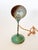 Metal Antique Industrial Turquoise Heavy Brass Shelf or Hang Task Lamp, Articulating For Sale - Image 7 of 15
