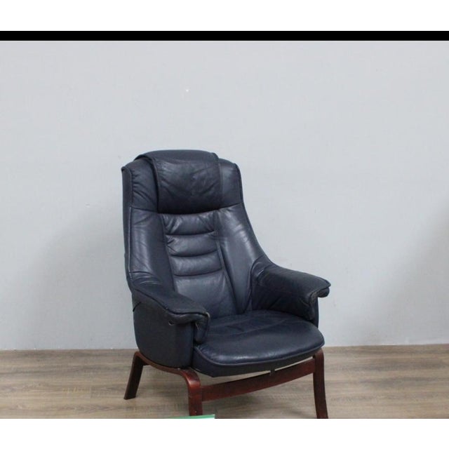 Mid-Century Modern Swivel Lounge Chair from Möbelteam, 1970s For Sale - Image 11 of 11
