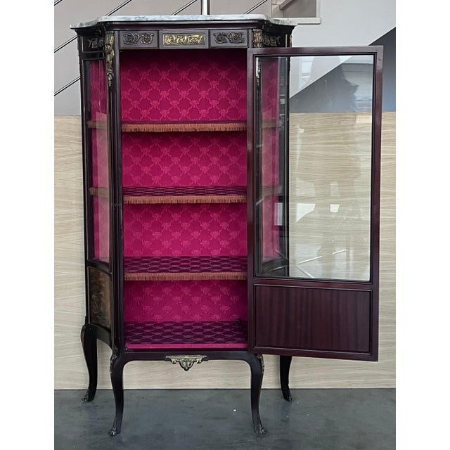 Late 19th Century Late 19th Century Napoleon III Style Vitrine For Sale - Image 5 of 18