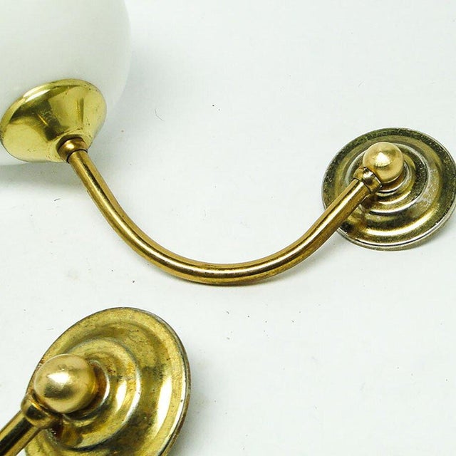 Art Deco Sconces, Poland, 1950s, Set of 2 For Sale - Image 3 of 9