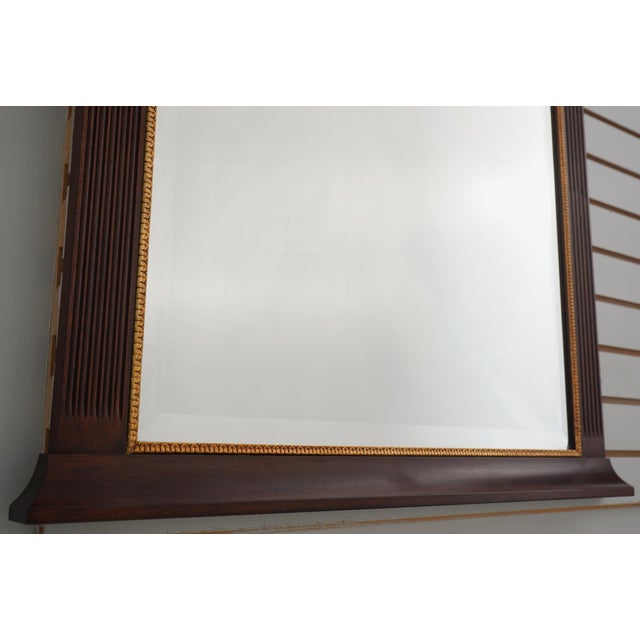 Henkel Harris Henkel Harris Mahogany Arch Top Mirror For Sale - Image 4 of 10