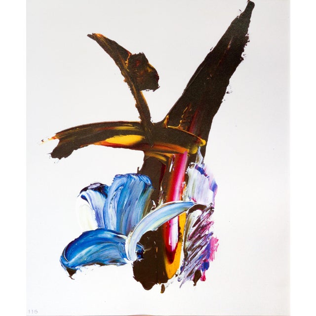 1995 French Exhibition Poster, Gerard Gasiorowski, Pots De Fleurs 129-130 For Sale - Image 4 of 4