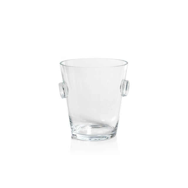 Contemporary Ermont Small Beveled Glass Ice Bucket / Wine Cooler For Sale - Image 3 of 3