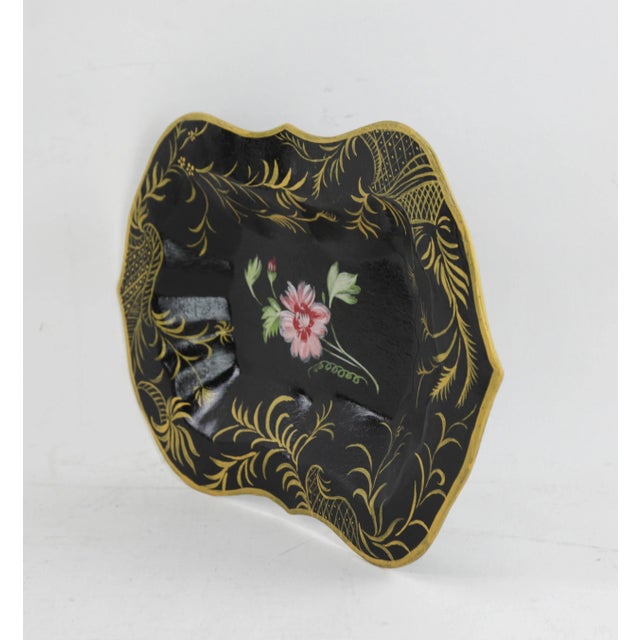 2020s Pair of Iron Hand-Painted Floral Trays For Sale - Image 5 of 10