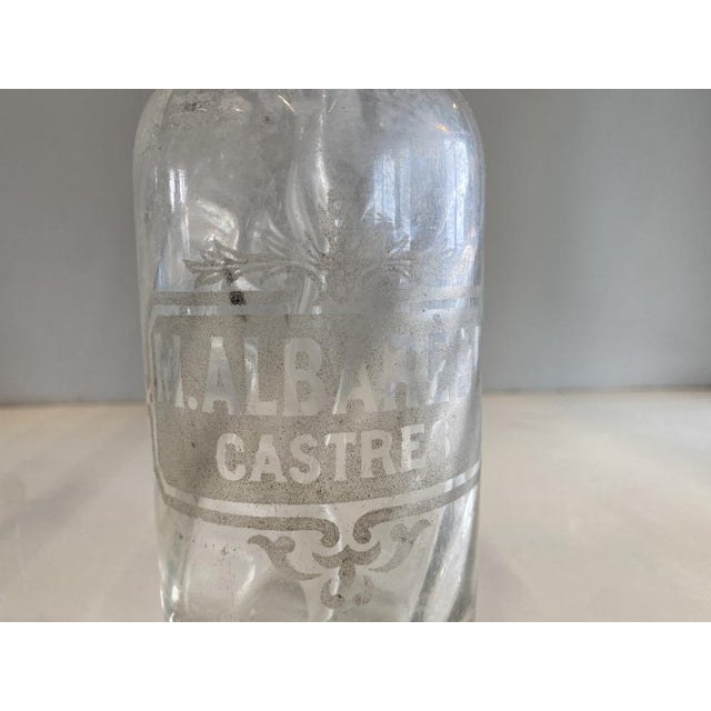 Small Blue Glass Seltzers Soda Syphons Bottles, 1890s, Set of 2 For Sale - Image 9 of 16