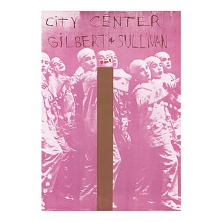 1968 Jim Dine 'Gilbert And Sullivan' Offset Lithograph Poster For Sale