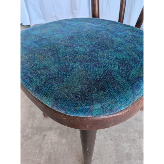 Vintage Bentwood Dining Chair with Upholstered Seat, 1970s For Sale - Image 11 of 14