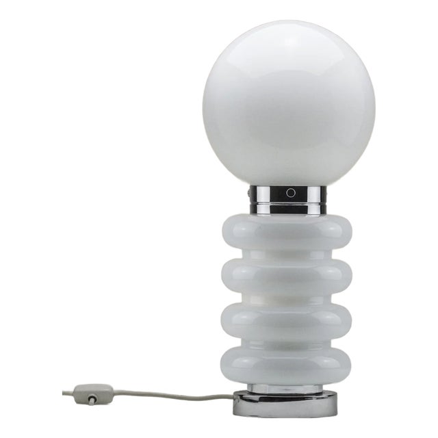 Glass Table Lamp by Carlo Nason for JBS, 1960s For Sale