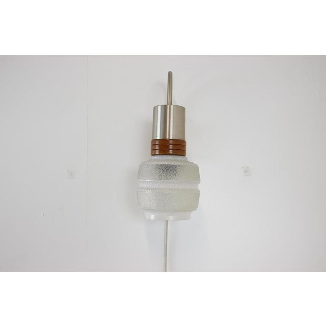Made in Germany. Made of wood, glass. Bulb 1x60W, E27 or E26 . merican adapter included. Up to 250V (Europe/UK...