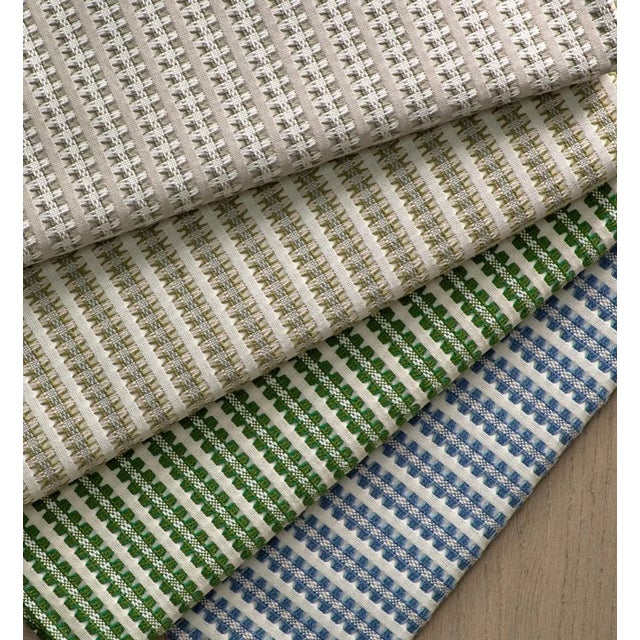 Although a small-scale weave Pepita Stripe still packs a punch with this versatile drapery design. Four colourways create...