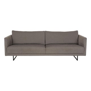 133 Fabric Three-Seater Grey Sofa Freistil from Rolf Benz For Sale