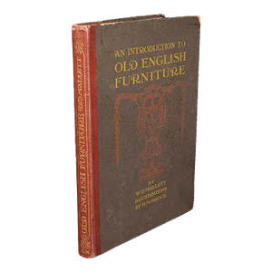 1910's Antique Book Old English Furniture