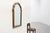 Arched Gold-Leaf Mirror with Marbled Glass Border from Deknudt, Belgium, 1950s For Sale - Image 6 of 13