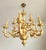 Rococo Vintage Florentine Chandelier with Gold Leaf, 1930s For Sale - Image 3 of 18