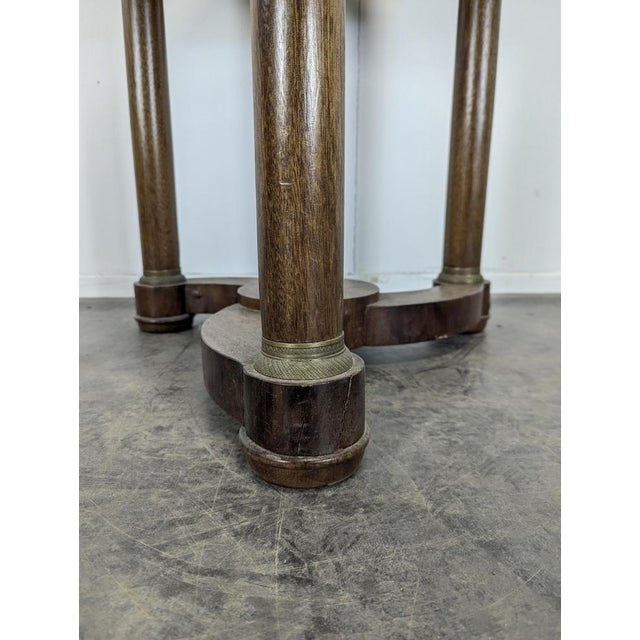 Empire Style Pedestal Table For Sale - Image 4 of 6