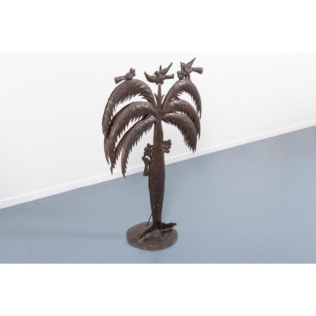 Wrought Metal Palm Tree by Atelier Marolles For Sale - Image 3 of 10