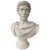 Pink Julius Caesar Bust Sculpture, In Toga, 20th-Century For Sale - Image 8 of 8