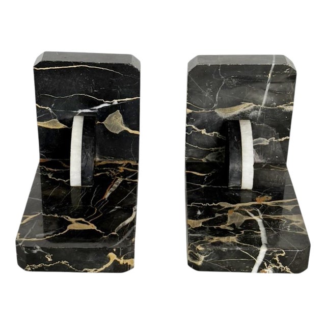 Marble Bookends, France, 20th Century, Set of 2 For Sale