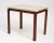 Wood Terrazzo Brass Mahogany Floating Top Side End Table After Harvey Probber For Sale - Image 7 of 12